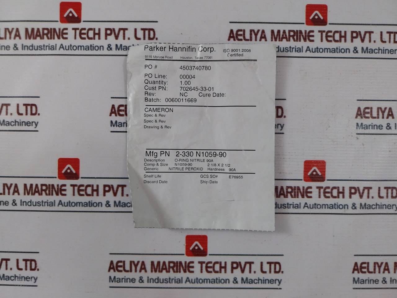 Parker Hannifin 702645-33-01 O-ring Nitrile Kit 90A