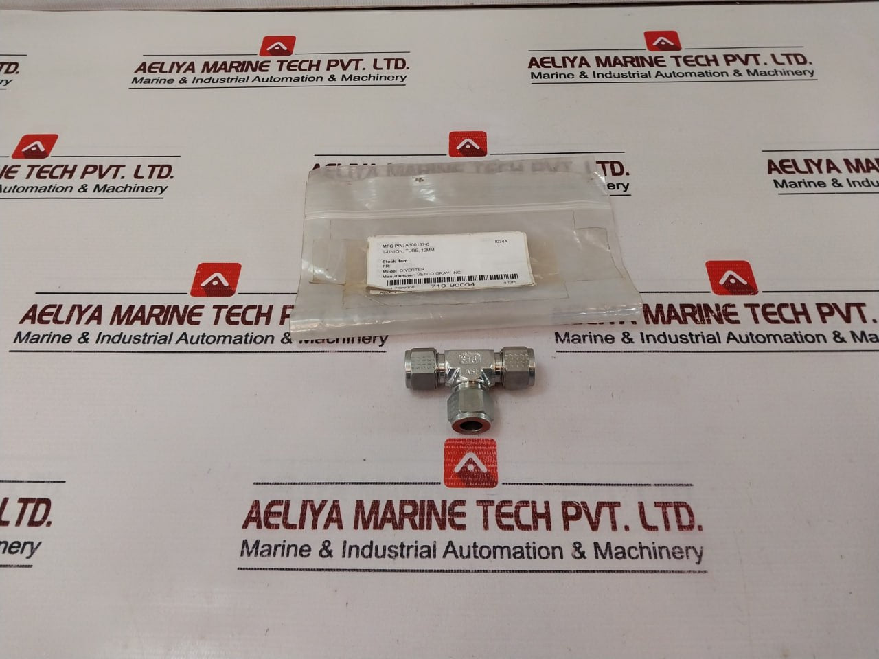 Parker M12 316 12mm T-Union Tube A300187-6