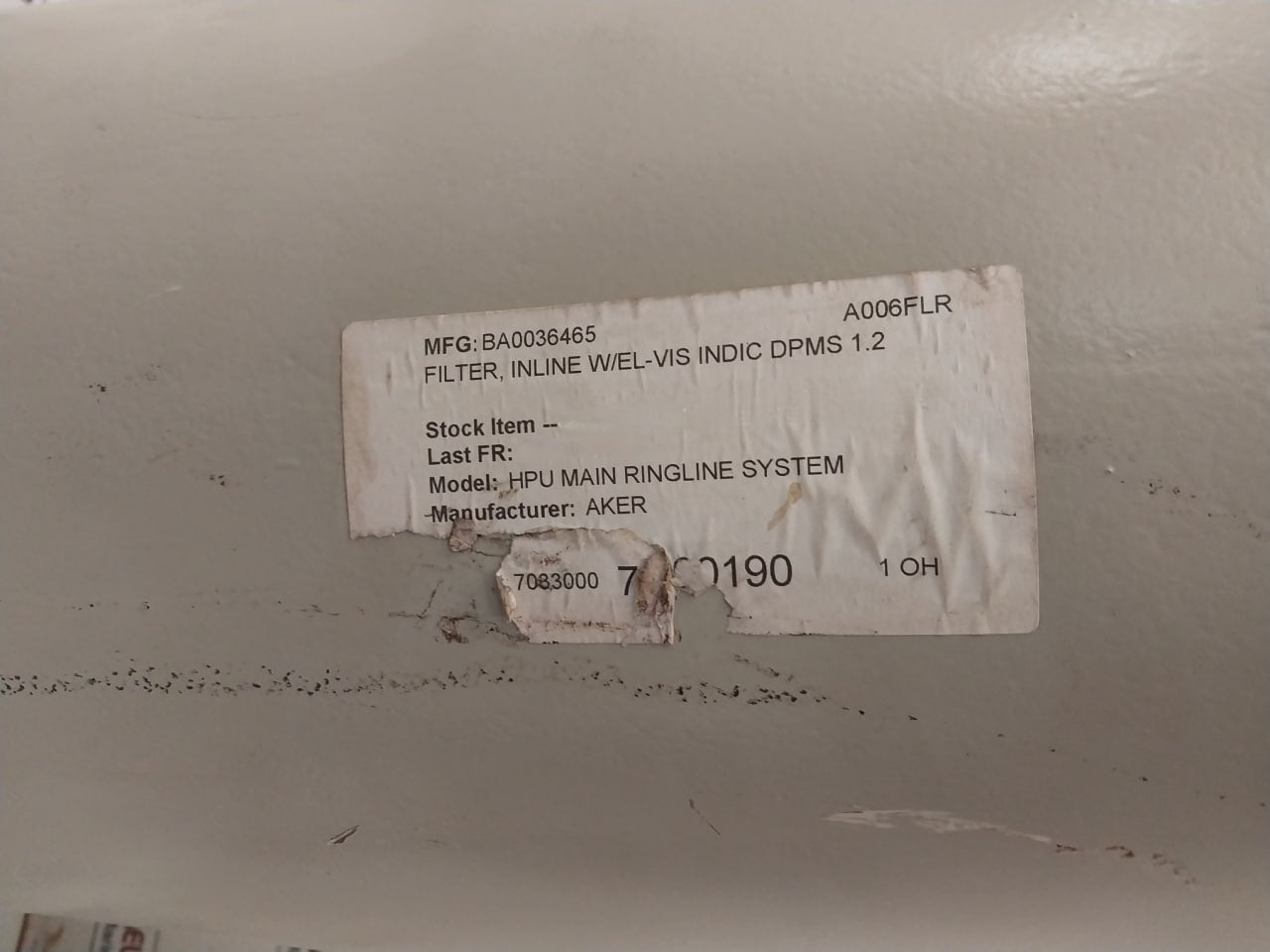 Parker TXW12-10 B15 In-Tank Mounted Return Line Filter 140 PSI/10 Bar