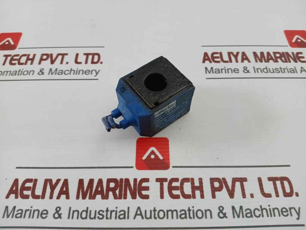 Parker Yb09 Solenoid Coil 220V- 50/60Hz-9W Ip67 0–10 Bar Used