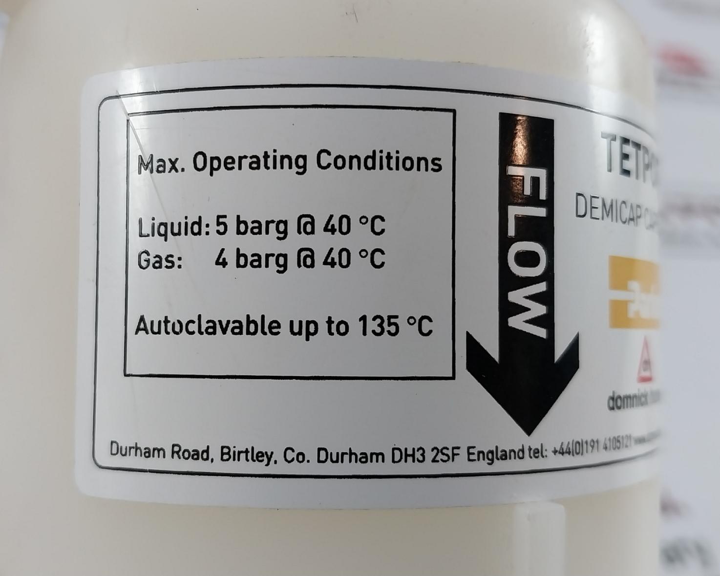 Parker Zemtb-020Mm-pn3 Domnick Hunter Filter Capsule 0.2 Micron