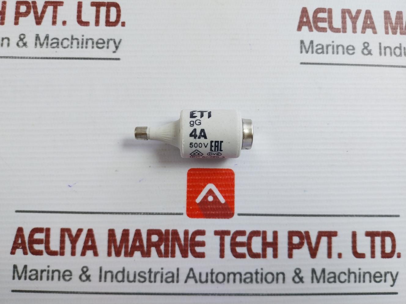 Part No: 002312402 Diazed Fuse Link Slow Blow By Eti 4A 500V(1 Box = 5 Pcs)
