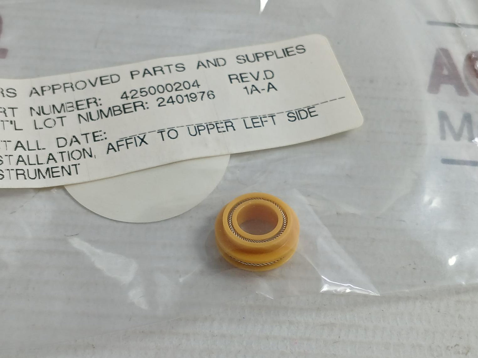 Part No: 425000204 Seal And Spring Assembly Waters