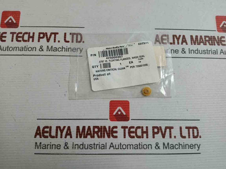 Part No: 425000307 Waters .0787 Id Floating Flanged Wash Seal