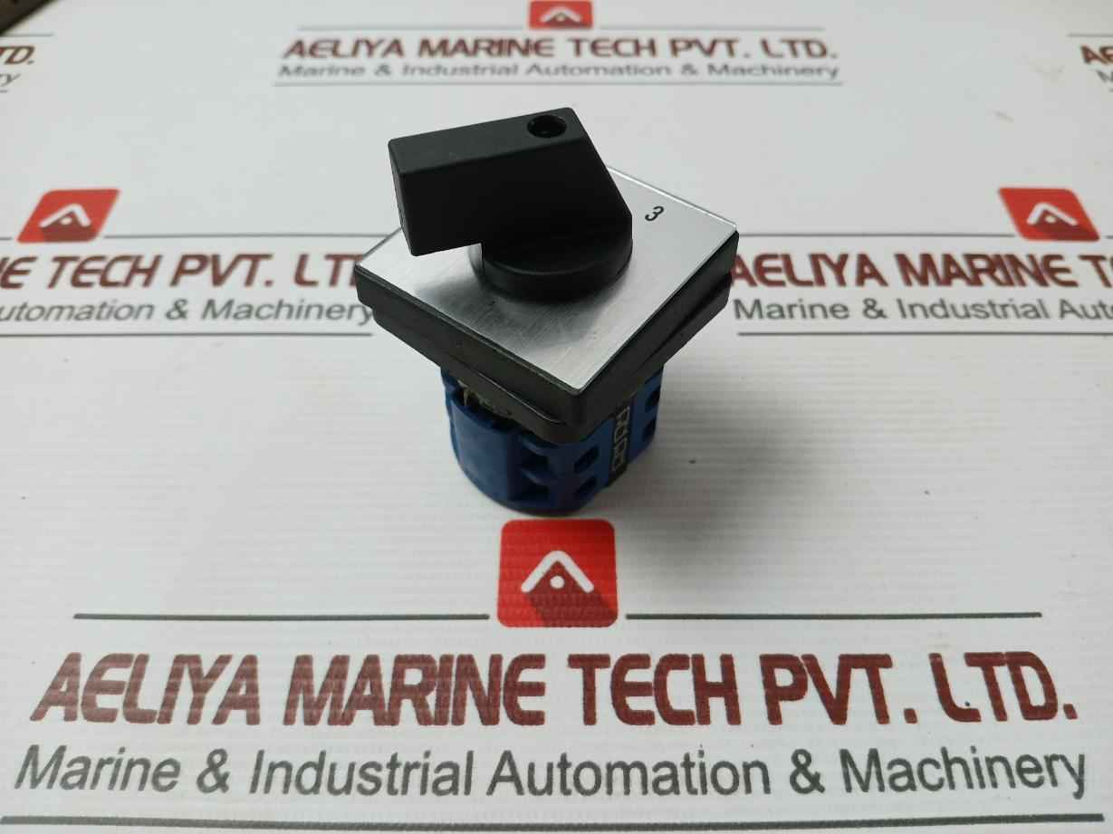 Part No: Ca10 Kraus & Naimer A230.600 E, Rotary Cam Switch 20A 300Vac Ac-21A