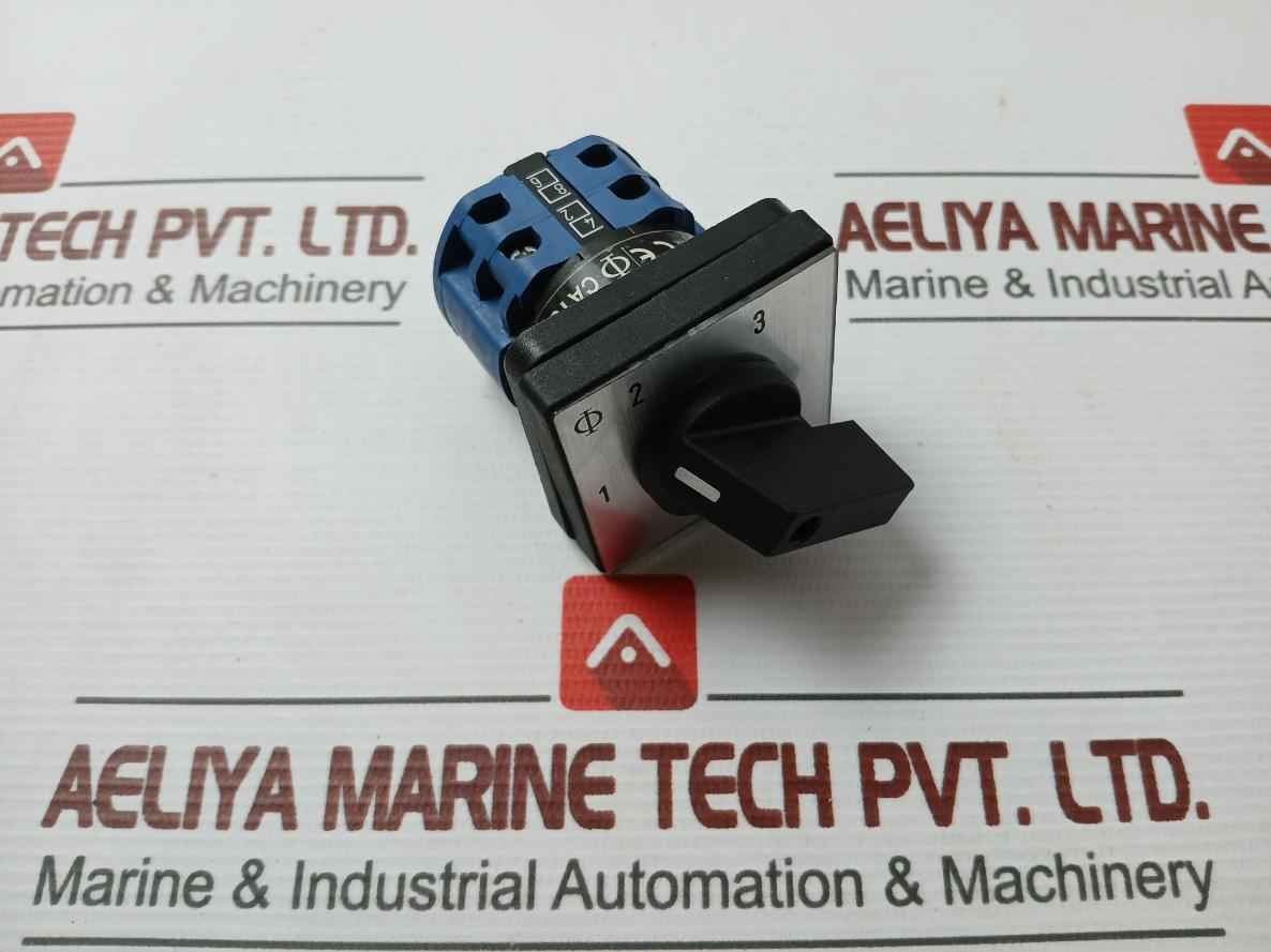 Part No: Ca10 Kraus & Naimer A230.600 E, Rotary Cam Switch 20A 300Vac Ac-21A