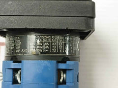 Part No: Ca10 Kraus & Naimer A230.600 E, Rotary Cam Switch 20A 300Vac Ac-21A