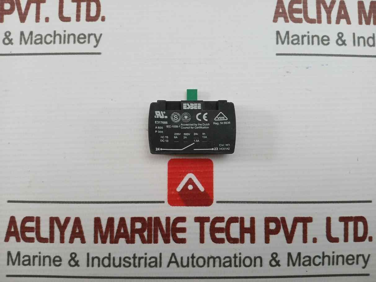 Part No: Hc61A2 Auxiliary Contact Block By Brand Esbee