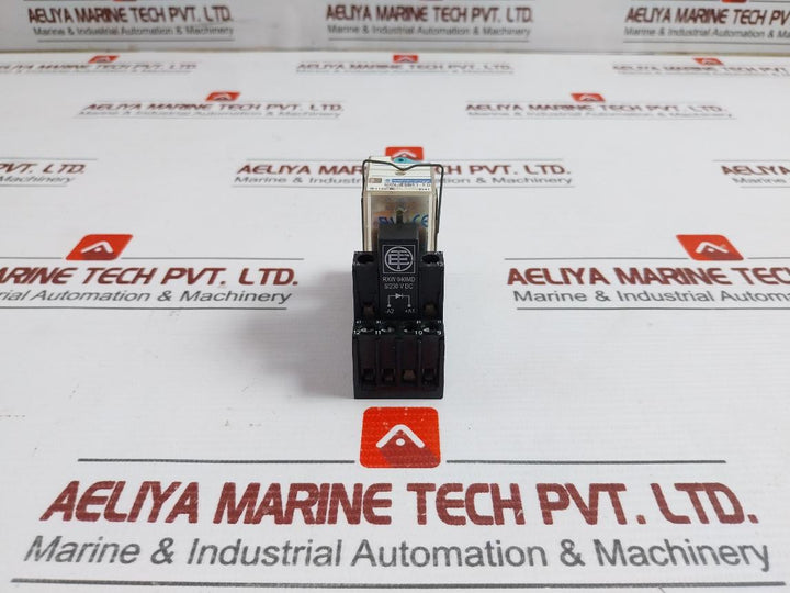 Part No: Rxn 41G11 Fd Telemecanique Relay With Socket 5A 250Vac 110Vdc