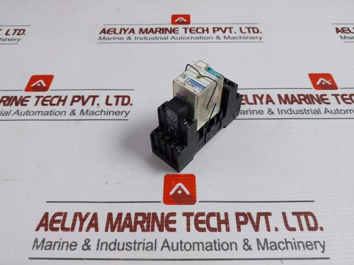 Part No: Rxn 41G11 Fd Telemecanique Relay With Socket 5A 250Vac 110Vdc