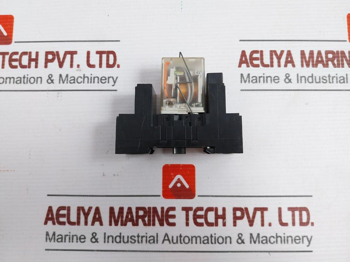 Part No: Rxn 41G11 Fd Telemecanique Relay With Socket 5A 250Vac 110Vdc