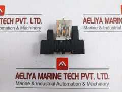 Part No: Rxn 41G11 Fd Telemecanique Relay With Socket 5A 250Vac 110Vdc
