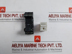 Part No: Rxn 41G11 Fd Telemecanique Relay With Socket 5A 250Vac 110Vdc