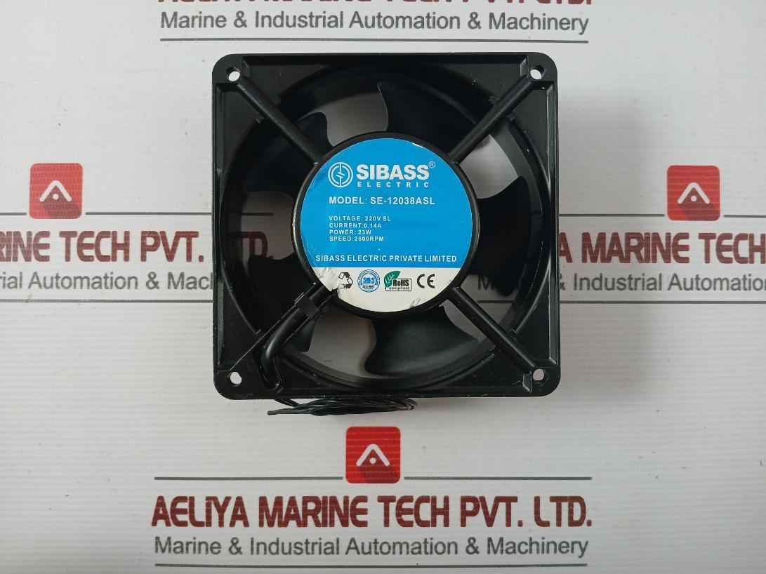 Part No: Se-12038Asl  Cooling Fan 2600 Rpm/220V/23W/0.14 A Sibass