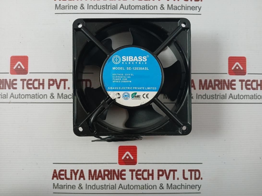 Part No: Se-12038Asl  Cooling Fan 2600 Rpm/220V/23W/0.14 A Sibass
