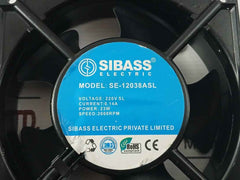Part No: Se-12038Asl  Cooling Fan 2600 Rpm/220V/23W/0.14 A Sibass