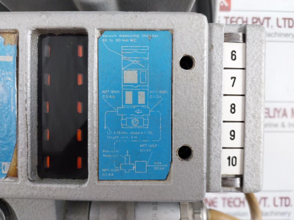Part No: Vn215/87 Emc Oil Mist Detector By Schaller-automation Max 20 Bar Ip 54