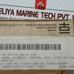 Partlow 112Kly-220-10 Thermal Element Bulb