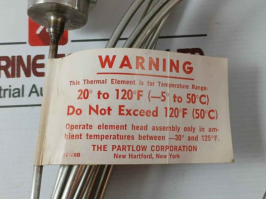 Partlow 112Kly-220-10 Thermal Element Bulb