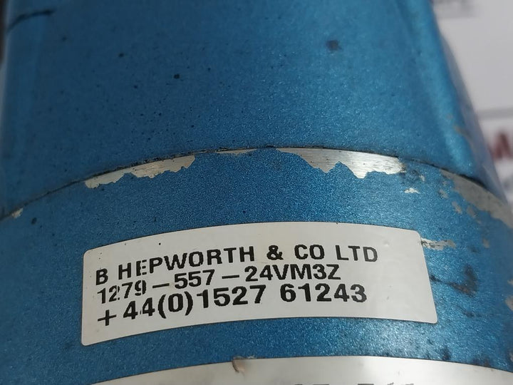Parvalux Pm3-0044/Cont Right Angle Gear Motor 3000Rpm 24Vdc 69W 4.5A