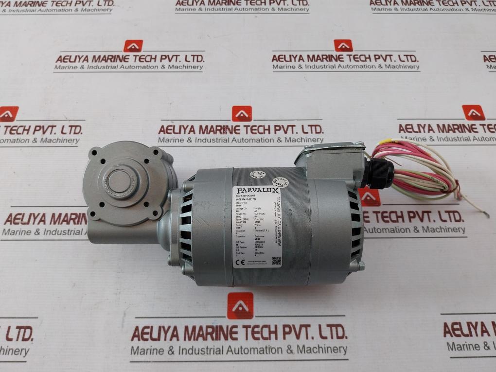 Parvalux Sd29-0001/Cont Wiper Motor W-0832418-021716 50/60Hz Sp1490-000Ga62D