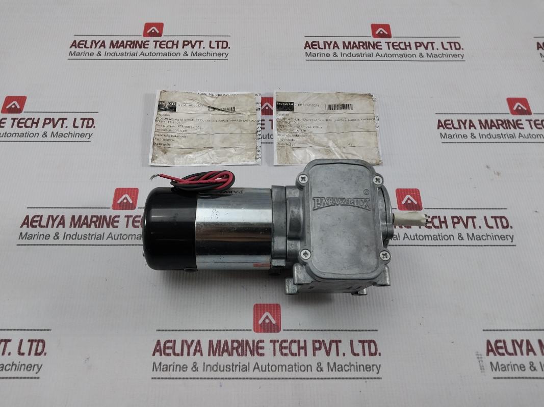 Parvalux Pm 10.Siw/W11564/09H Geared Motor 2000Rpm Bs1004A 24V