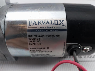 Parvalux Pm 10.Siw/W11564/09H Geared Motor 2000Rpm Bs1004A 24V