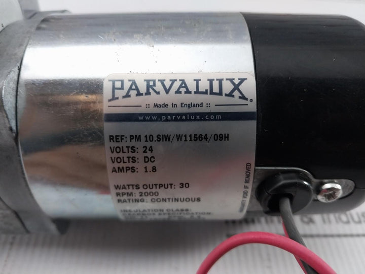 Parvalux Pm 10.Siw/W11564/09H Geared Motor 2000Rpm Bs1004A 24V