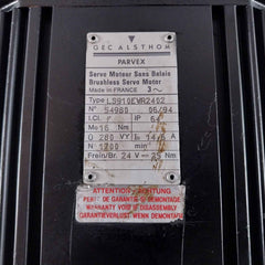 Parvex Ls910Ewr2402 Brushless Servo Motor