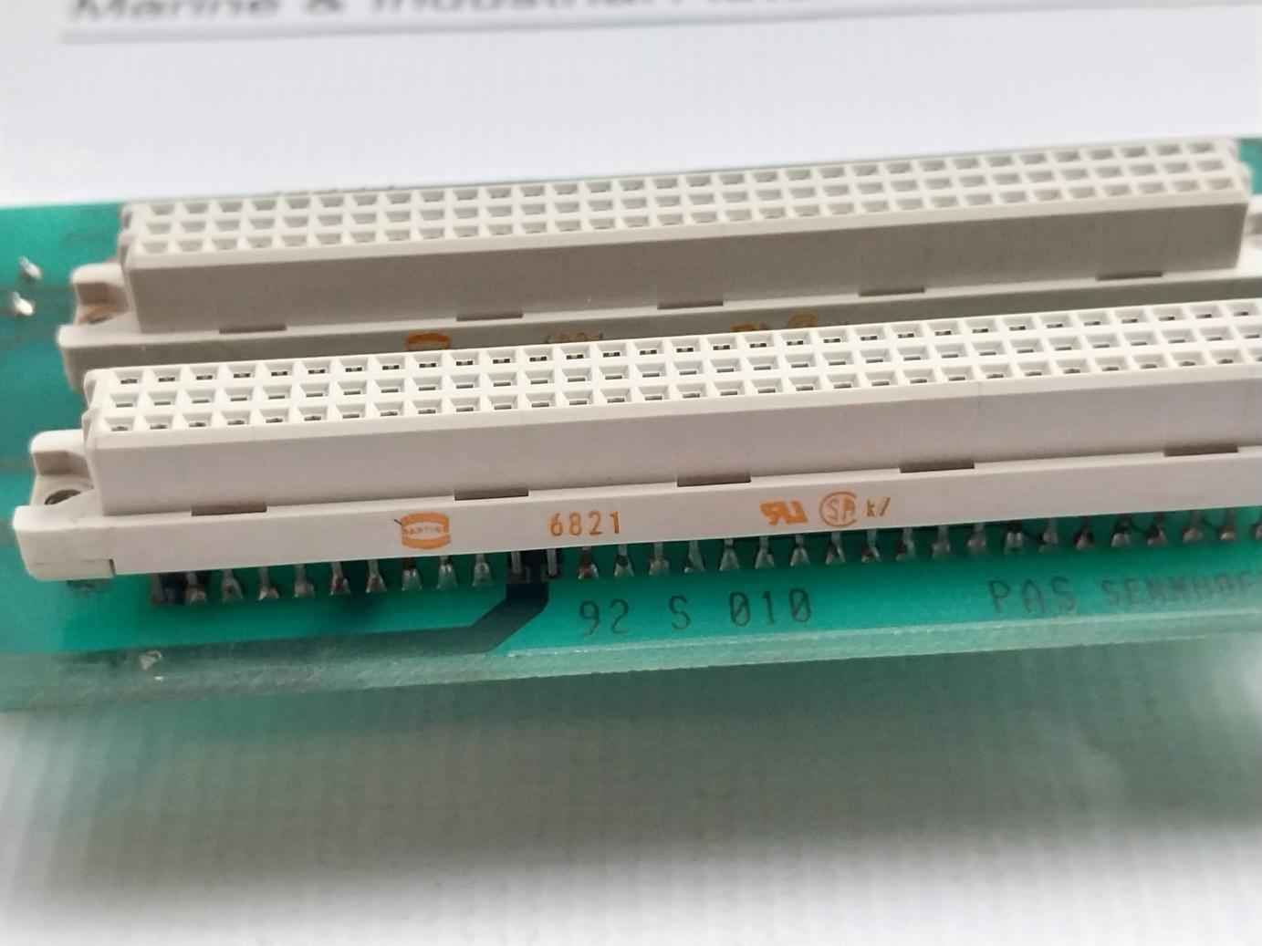 Pas Sennhofer 92 S 010 Terminal Interface Board Module