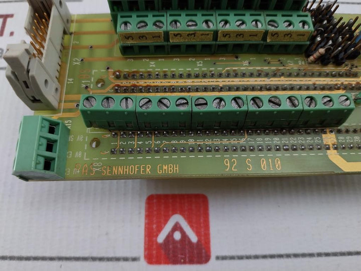 Pas Sennhofer 92 S 010 Terminal Interface Board Module 9224