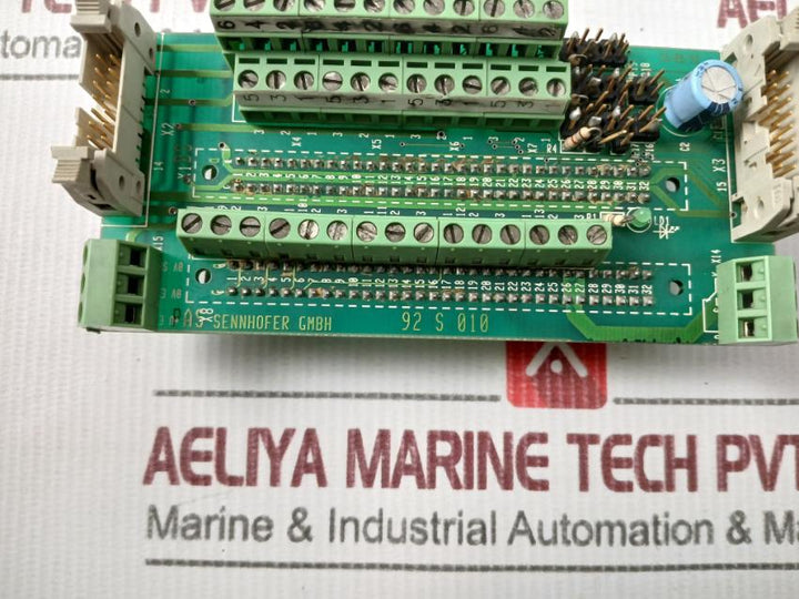 Pas Sennhofer 92 S 010 Terminal Interface Board Module 948