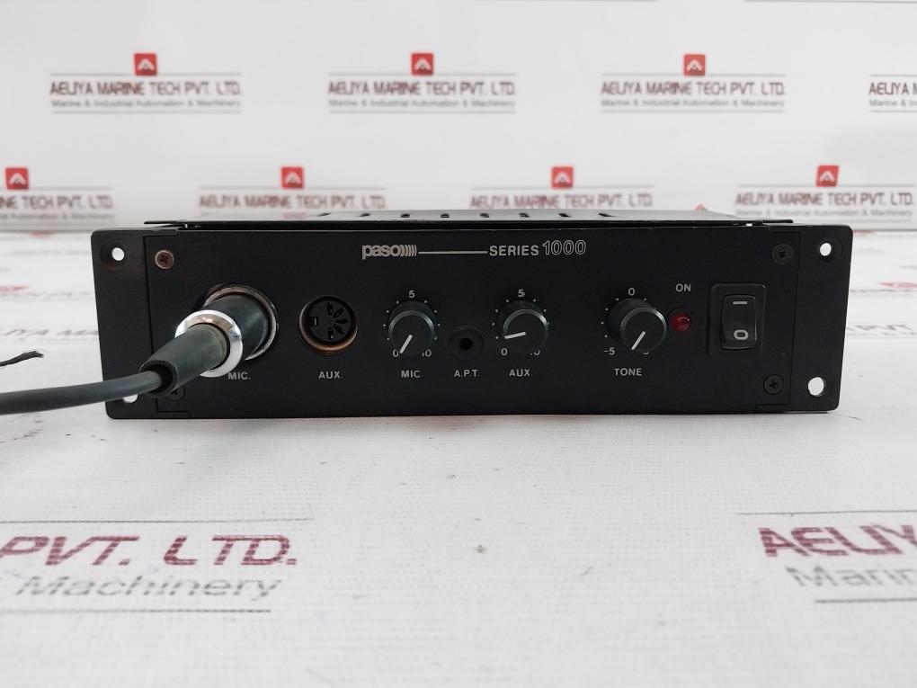 Paso T1120-b Series 1000 Amplifier 10/20W 12V/24V Dc 4/8 Ω