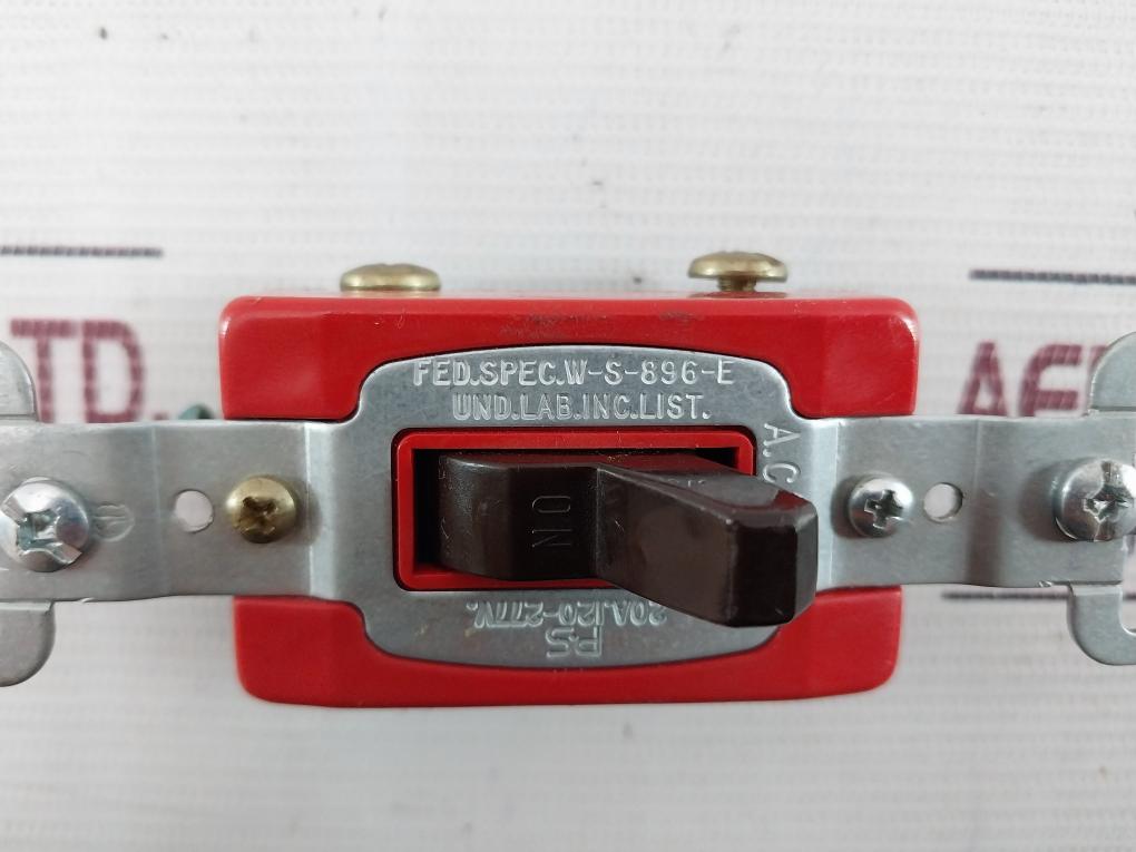 Pass & Seymour 20A Specification Grade Rocker Switch 120-277V