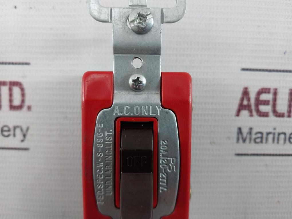 Pass & Seymour 20A Specification Grade Rocker Switch 120-277V