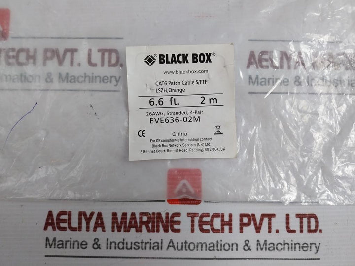 Patch Cable Eve636-02M Cat6 2-meter Black Box