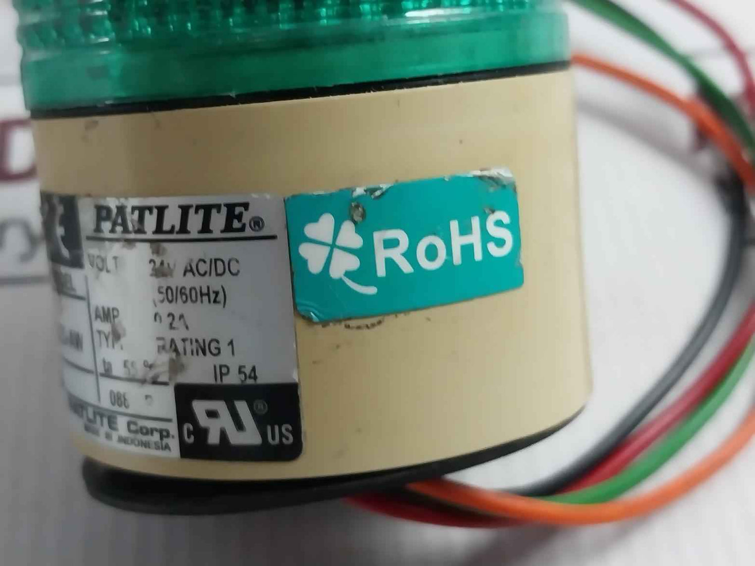 Patlite Les-aw Stack Light Tower 55˚C 24V Ac/Dc 0.2A