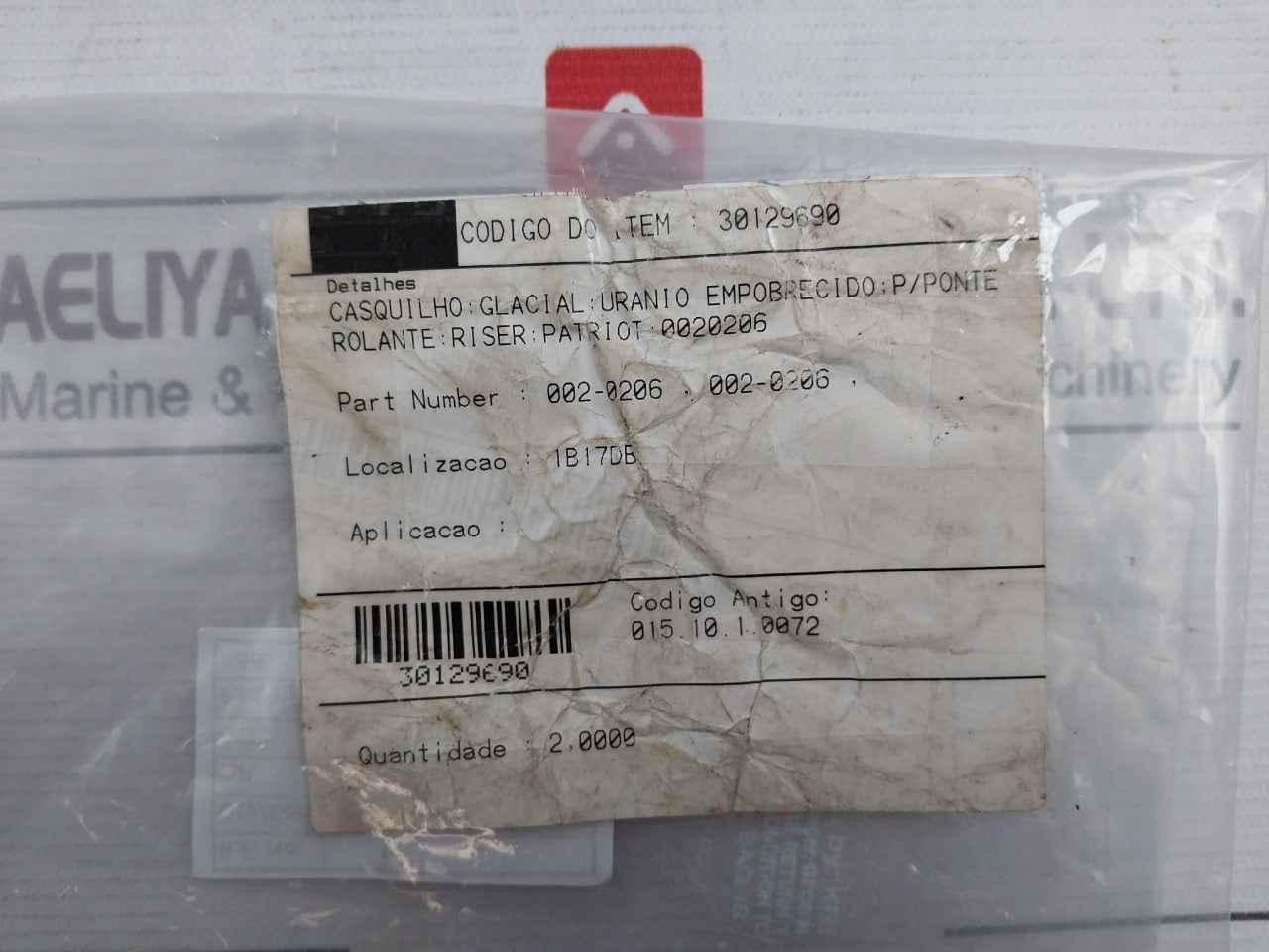 Patriot 002-0206 Casquilho Bushing