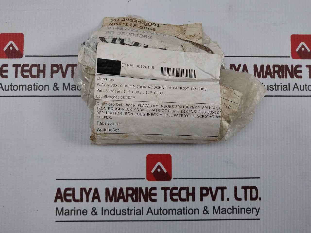 Patriot 115-0003 Mending Plate 30X100X8Mm