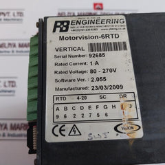 Pb Motorvision-6Rtd Protection Relay 80-270V