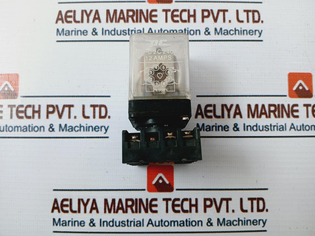 PC HPC 2C 240A Relay with Base 12Amp