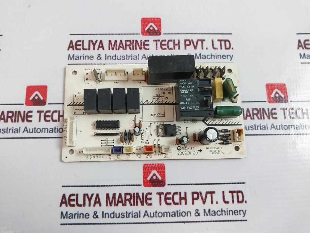 PCB 1021-1851 Refrigerator Control Board