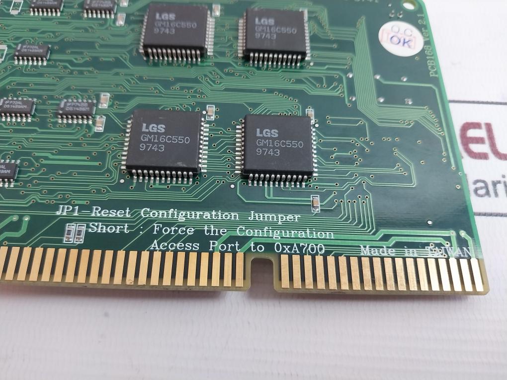 Pcb168 Jp1-reset Configuration Jumper Card Ver 2.1