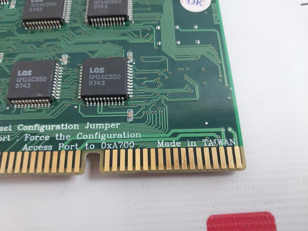 Pcb168 Jp1-reset Configuration Jumper Card Ver 2.1