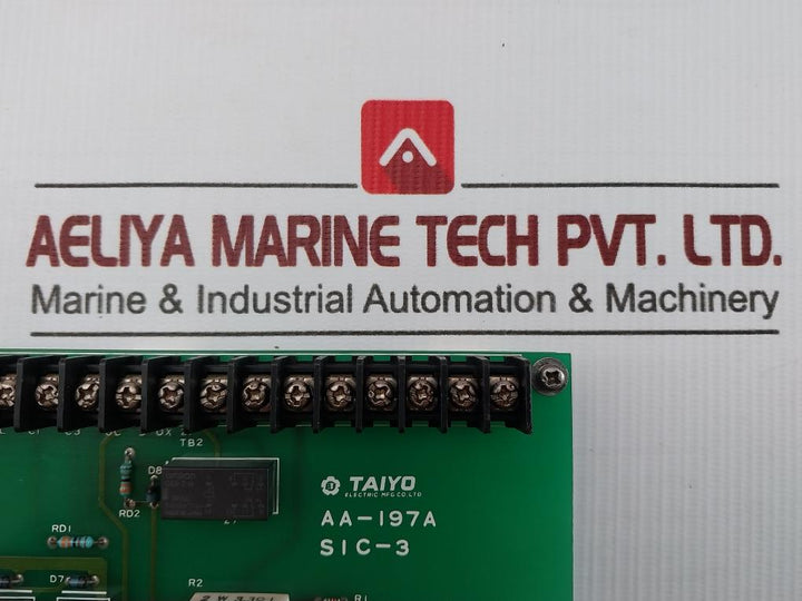 Pcb Card Aa-197A Taiyo Electric Sic-3