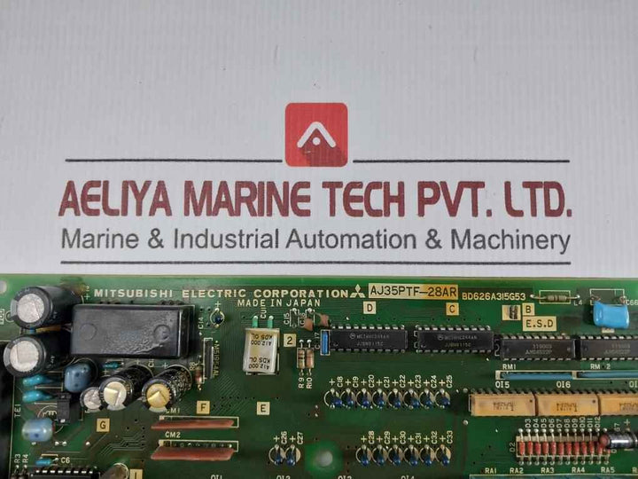 Pcb For Remote I/O Unit Mitsubishi Electric Aj35Ptf-28Ar
