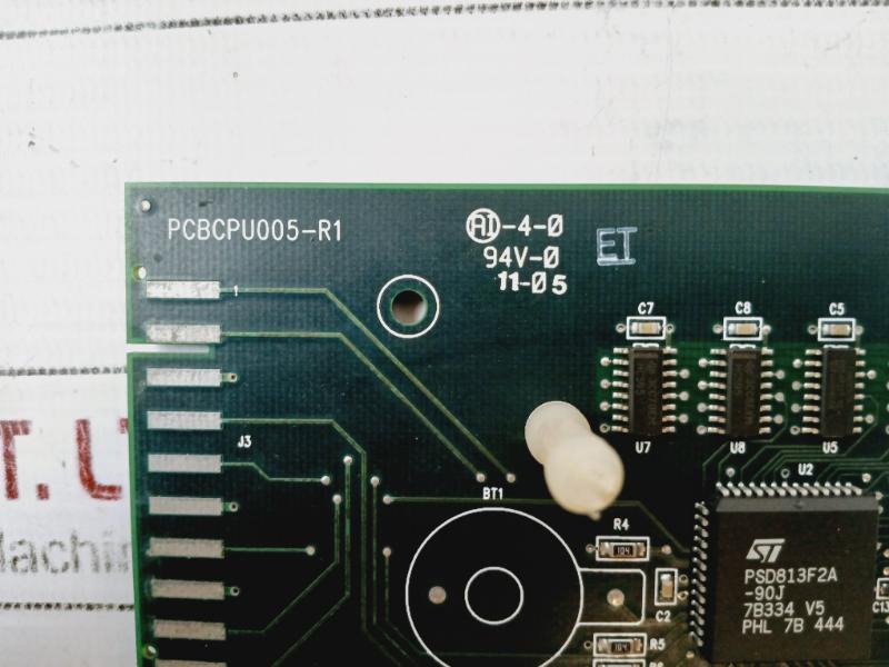 Pcbcpu005-r1 Pcb With St Psd813F2A Microcontroller Attached