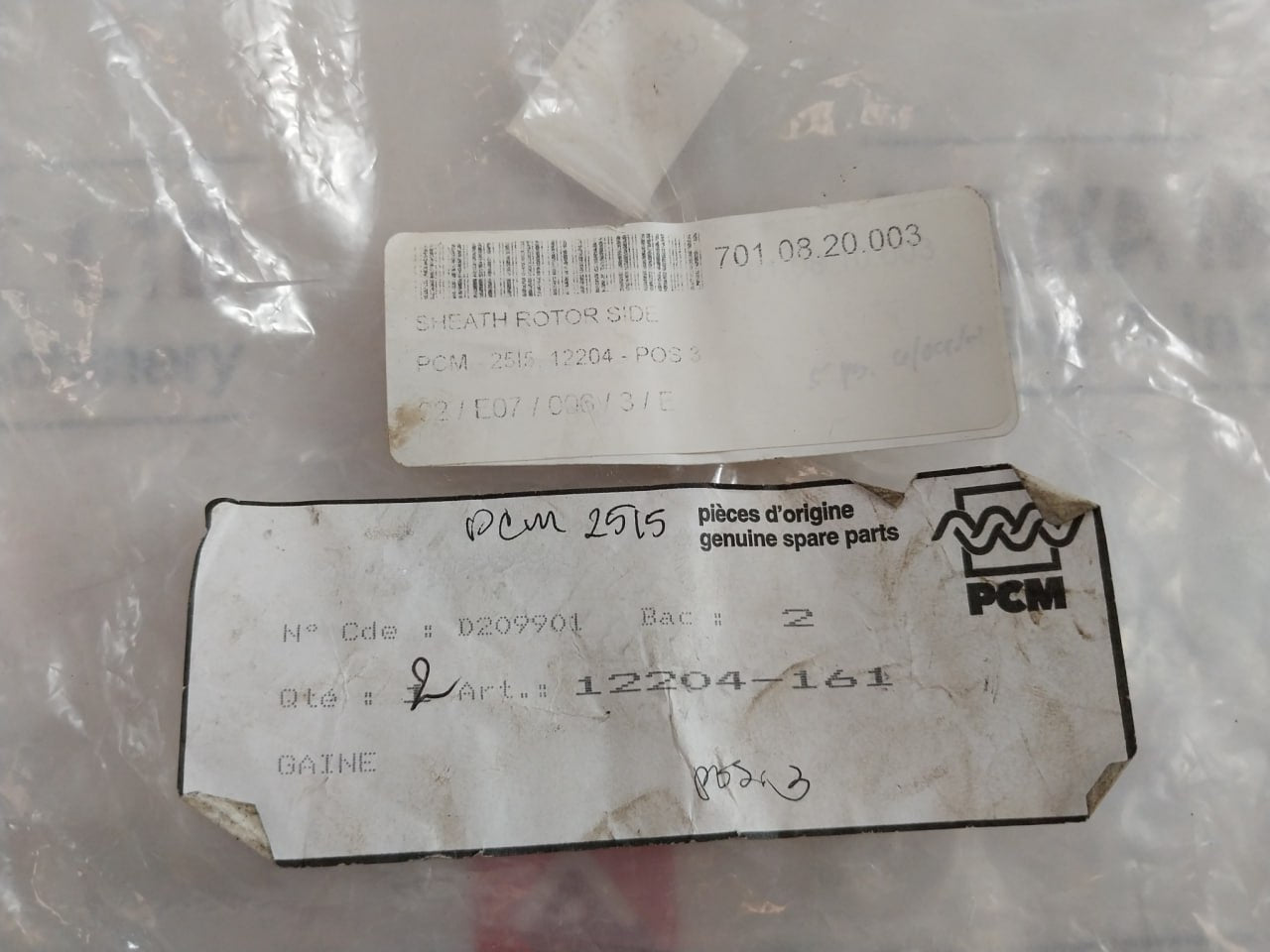 Pcm 12204 Sheath Rotor Side 701.08.20.003