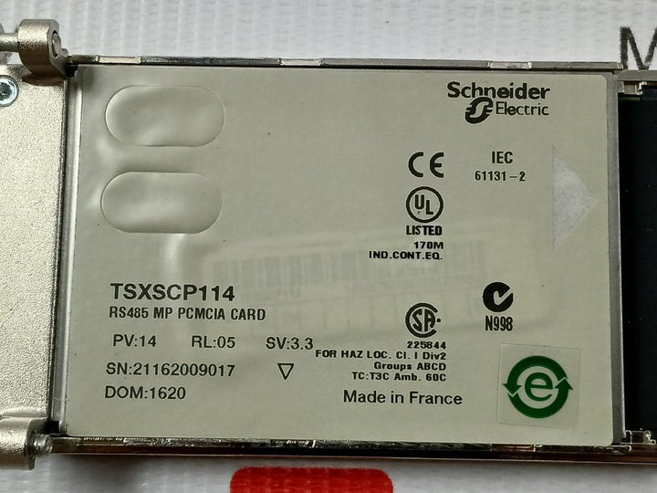 Pcmcia Communication Card Tsxscp114 Schneider Electric 60C