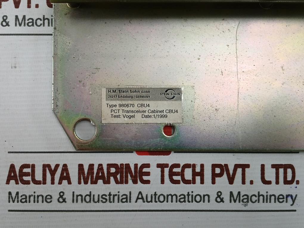 Pct Transceiver Cabinet Brand H.M. Stein Sohn 980670 Cbu4